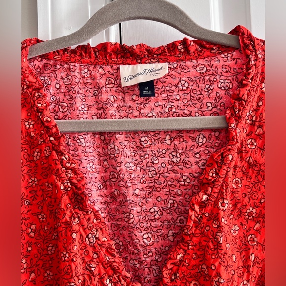 Floral Wrap Around Long Sleeve Blouse - Picture 4 of 5